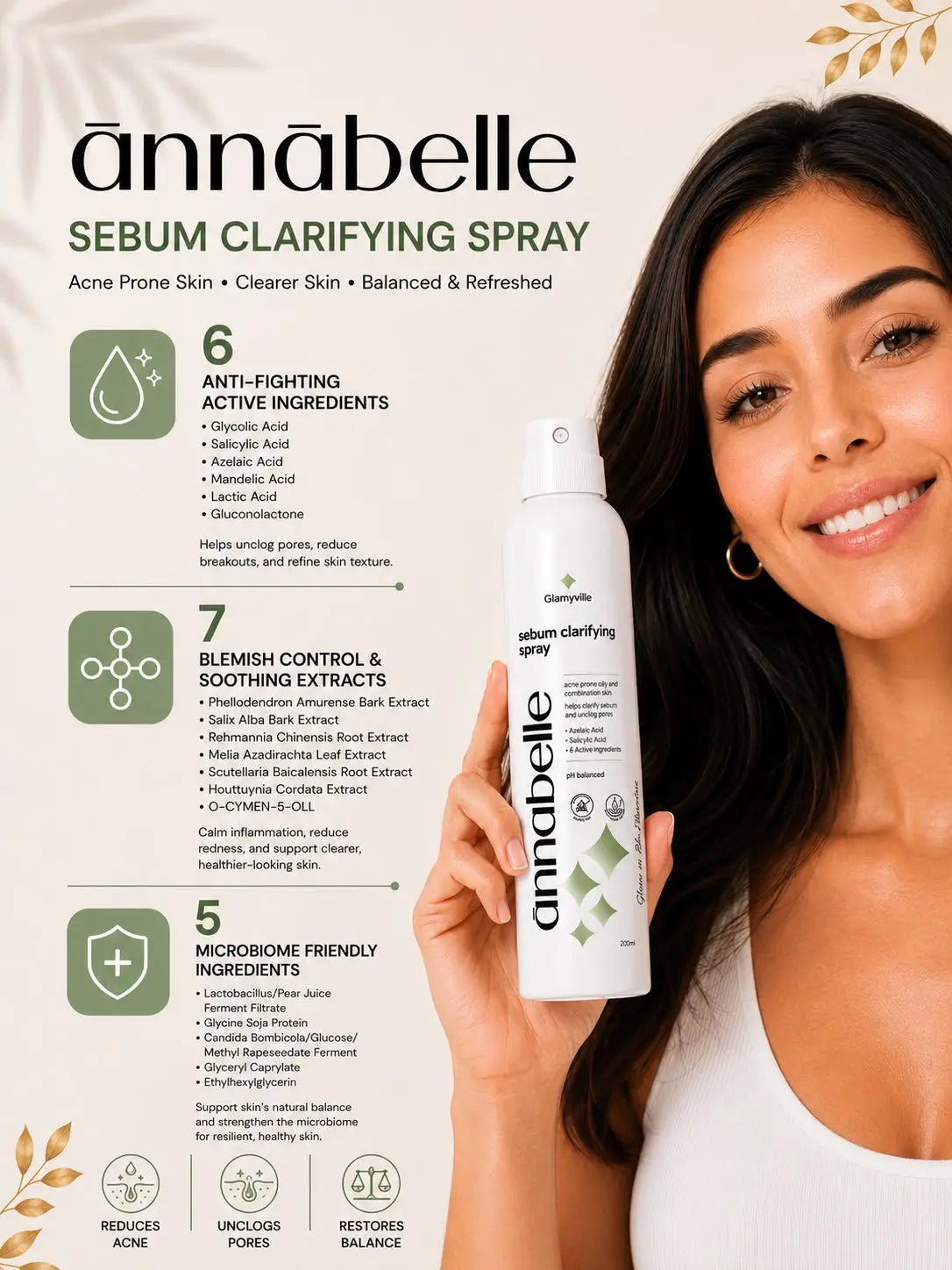 Annabelle Sebum Clarifying Spray